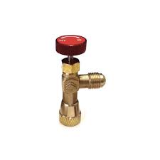 VALVULA BOTELLAS R32 ROJAS ROSCA H 1/2 ACME Izq.x M 1/4 SAE SERVEI