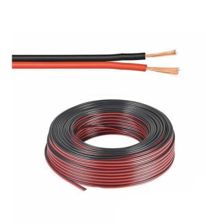 CABLE ROJO/NEGRO LIBRE HALOGENOS2X 0.75MM  100ML AZX6CABLERNHF