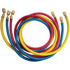 JUEGO 3 MANGUERAS DE CARGA 1/4 x 5/16  1800 mm R-410A, R32